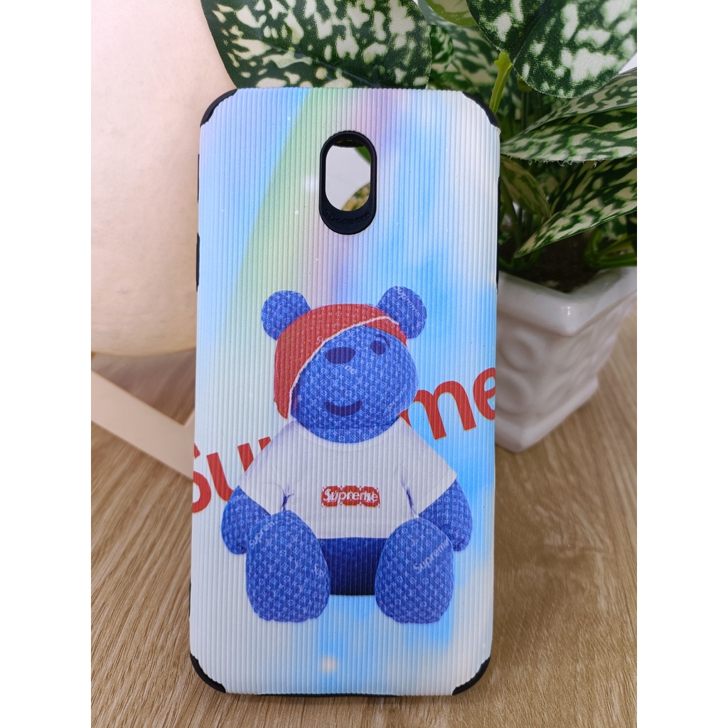 Ốp lưng samsung j7 pro chống sốc siêu bền chống bám vân tay nhựa dẻo in hình gấu xanh ốp điện thoại