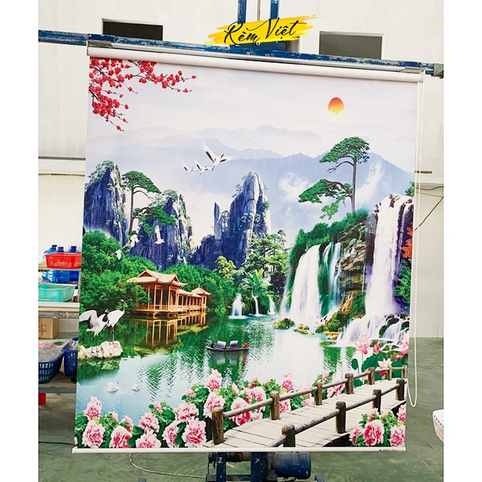 Rèm Cuốn Tranh: In Phong Cảnh, 3D, Tranh Trẻ Em