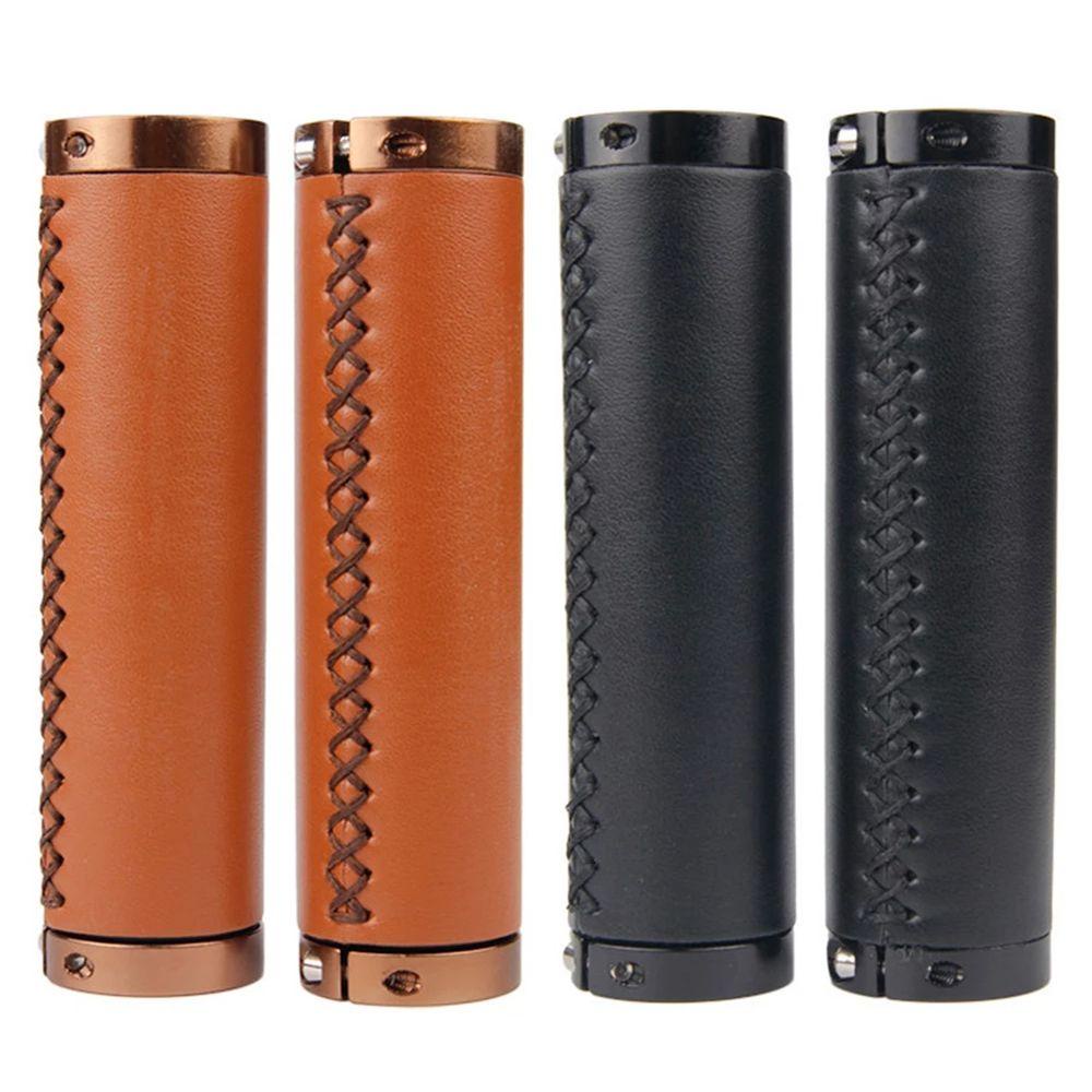 Vỏ Bọc Tay Lái Xe Đạp Bằng Da Bò Có Khóa TAYLOR1