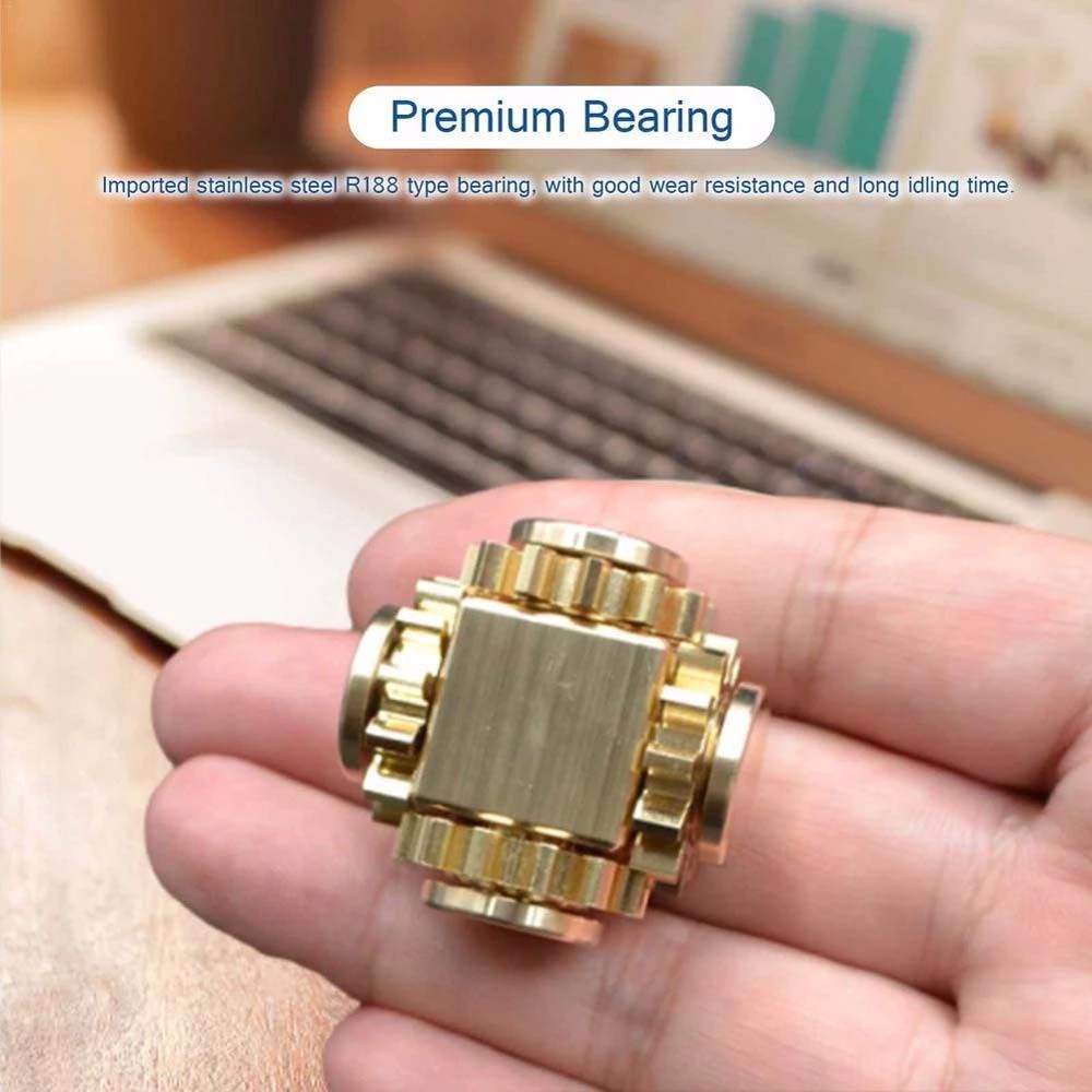 Con quay đồ chơi Fidget Spinner bằng hợp kim đồng thau giúp giảm stress