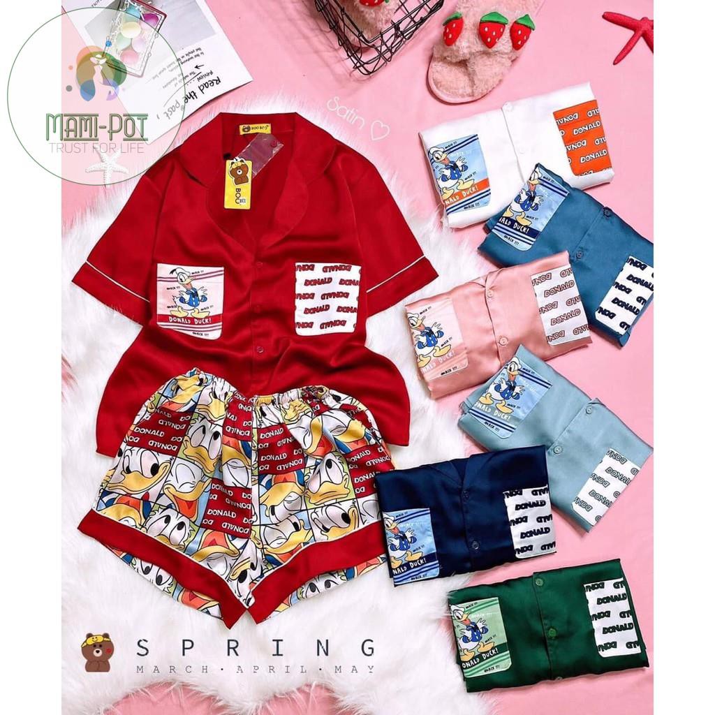 [HOT] Set bộ đùi lụa satin vịt cao cấp loại 1