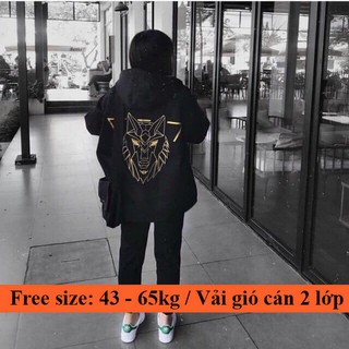Áo khoác kaki sói nam nữ unisex