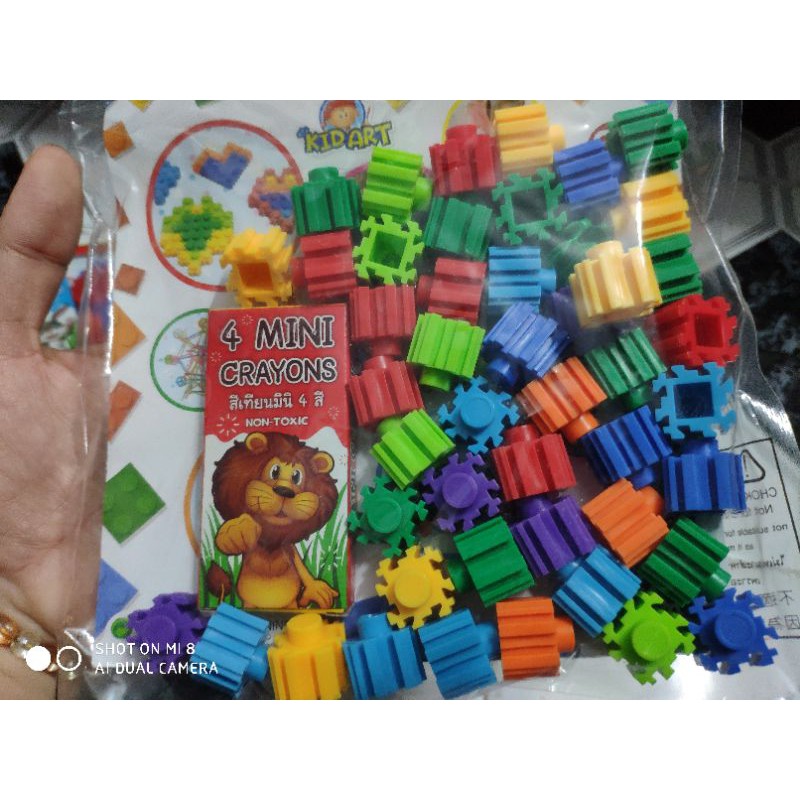 Bộ lắp ráp 60 chi tiết cho bé sáng tạo