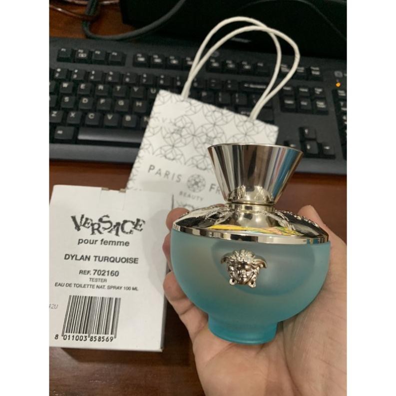 Chính hãng Mỹ- Nước hoa Tester Versace Pour Femme Dylan Turquoise 100ml (hộp tester)