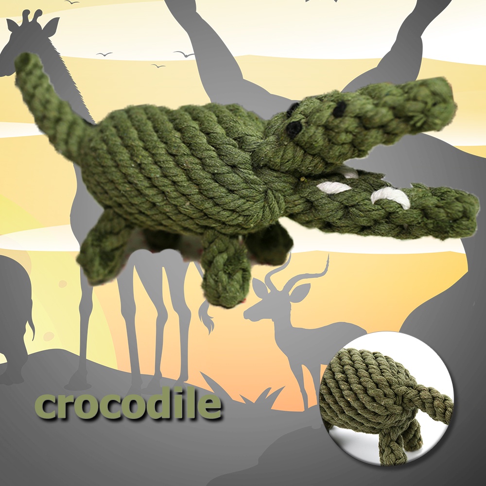 Kawaii Châu Phi Động Vật Chó Nhai Đồ Chơi Vật Nuôi Tương Tác Dây Thừng Bông Lớn Chó Nhỏ Đồ Chơi Ngoài Trời Cho Chó Con Nguồn Cung Cấp Mèo Juguete Para Perro