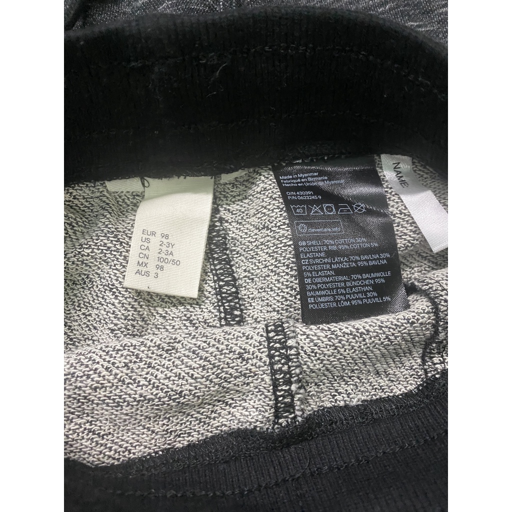 VNXK-QUẦN LỬNG THUN DA CÁ HM MÀU ĐEN CHO BÉ TRAI -MÃ QBT02