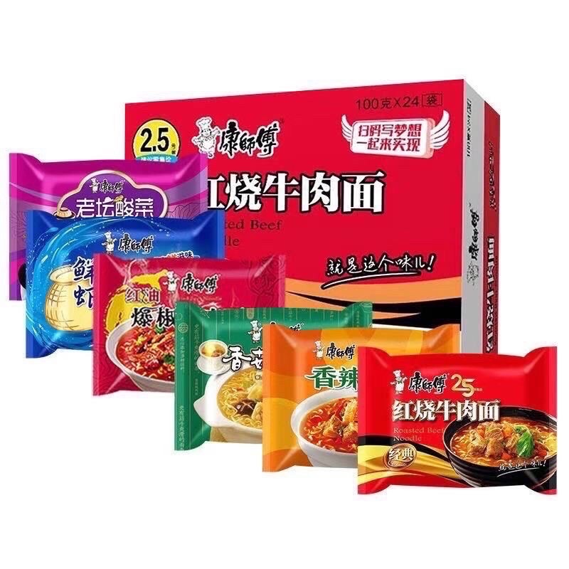 [HOT] Mỳ Tôm Khang Sư Phụ 119g 3 Vị