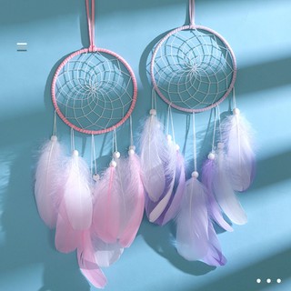 Dreamcatcher Đính Lông Vũ Trang Trí