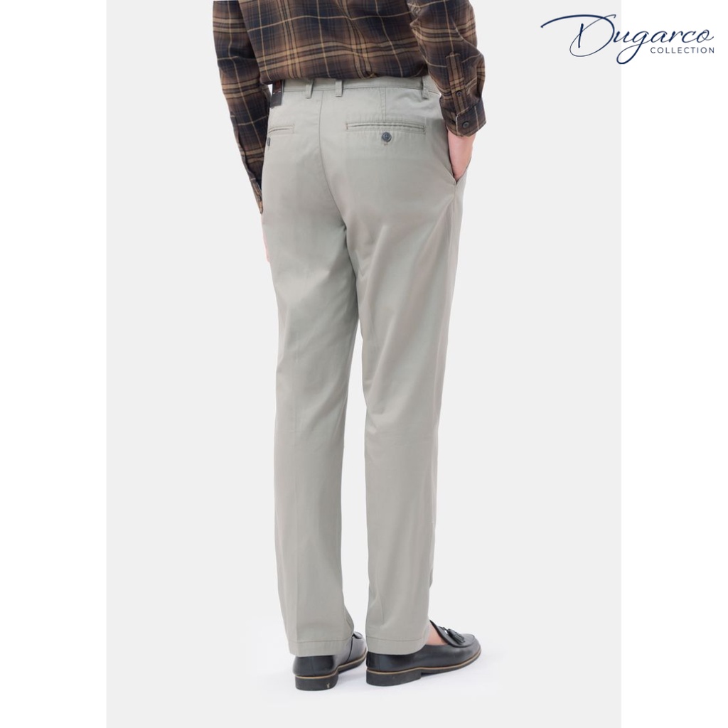 Quần kaki DUGARCO nam dáng regular công sở ống suông 92CM22128