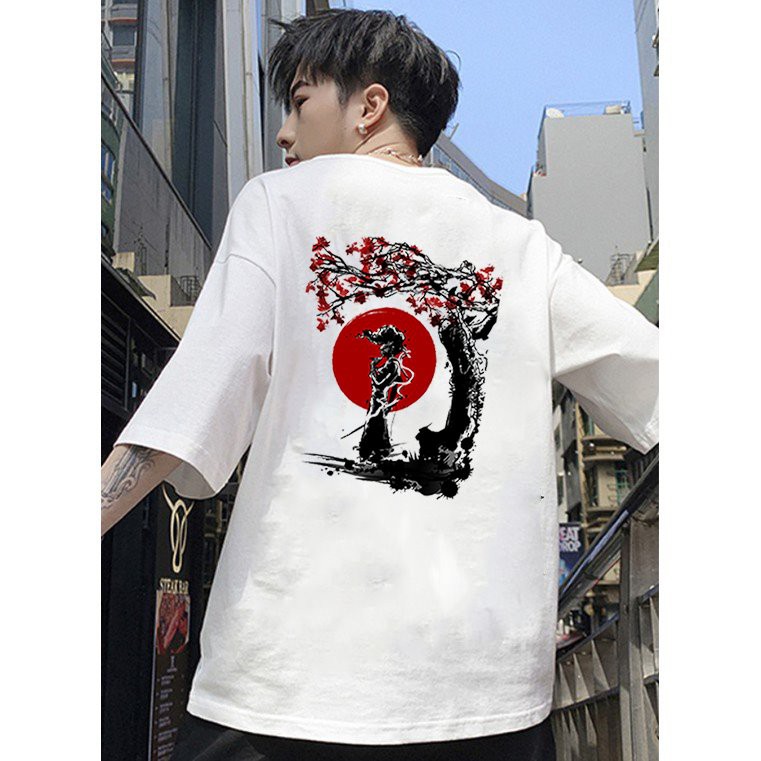 Áo thun unisex form rộng Nhật Bản đẹp độc lạ phong cách cá tính vải dày mịn 2019T2348