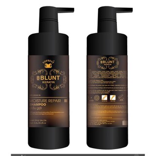 Cặp Dầu Gội xả BBLUNT Keratin 500ml x2 Tặng kèm 1 Serum dưỡng tóc Topbest