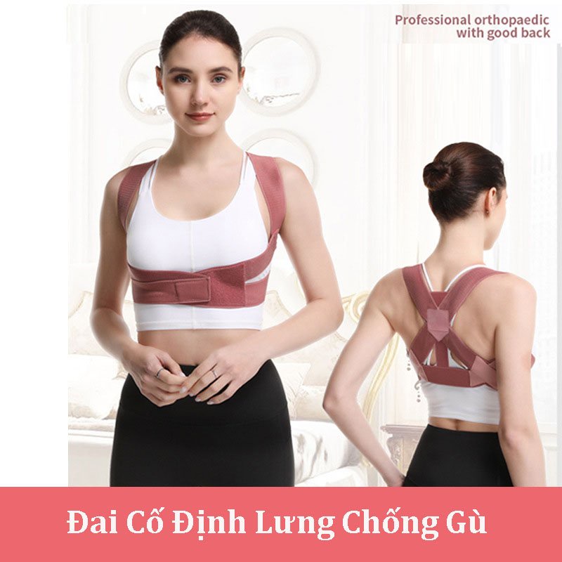 Đai chống gù lưng nam nữ chính hãng giữ thẳng lưng - Tiêu chuẩn châu Âu cao cấp