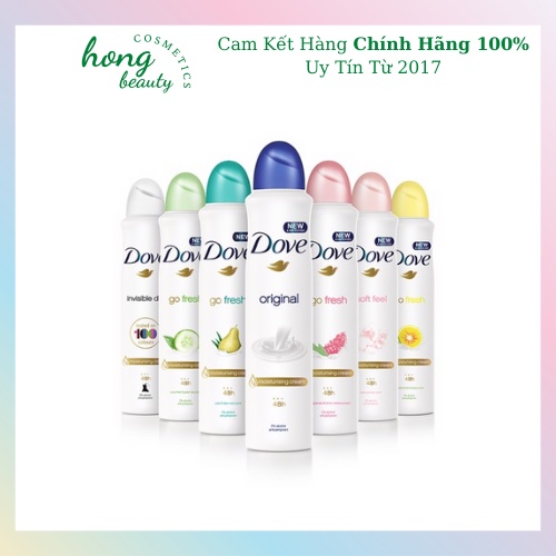 Xịt Khử Mùi Dove Spray Body Mist 150ml