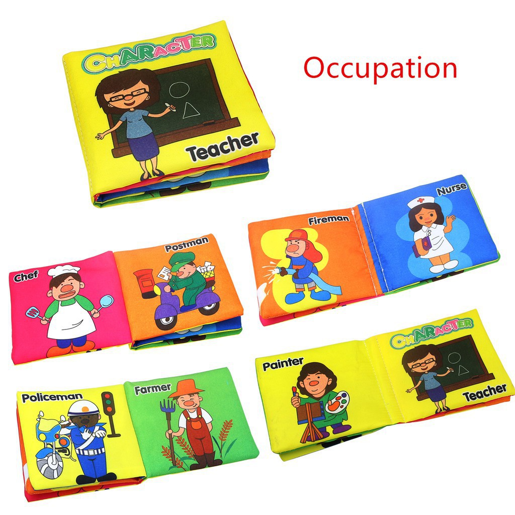 Coolplay Set 1/6 sách vải mềm hình dáng dễ thương cho bé