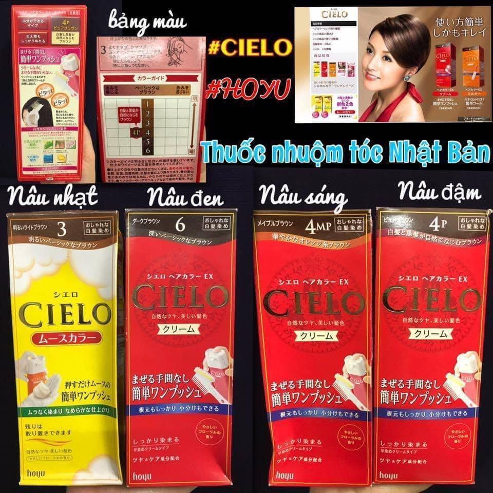 Thuốc Nhuộm Tóc Phủ Bạc Cielo Nhật