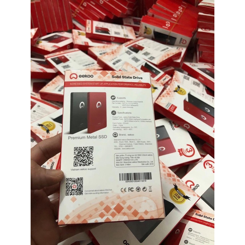 Ổ cứng SSD EEKOO V100 120GB - Công nghệ 3D MLC NAND - Hàng Chính Hãng | BigBuy360 - bigbuy360.vn