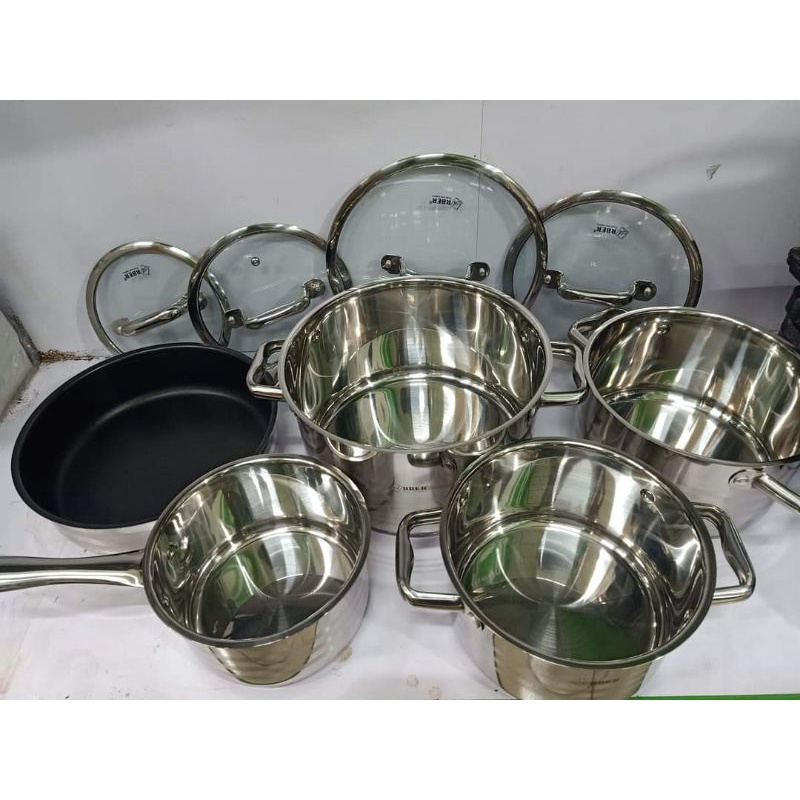 Bộ nồi Arber 5 món inox cao cấp DOLPHIN/ AN05i hàng chính hãng