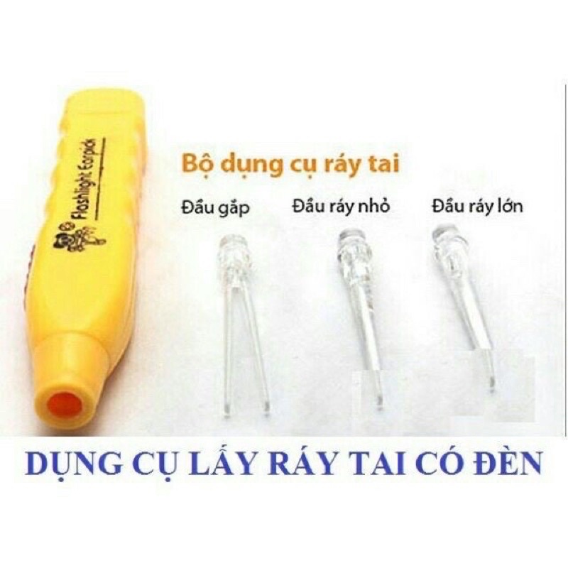 LẤY RÁY TAI, ĐÈN SOI TAI CÓ HỘP