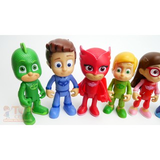 6 mô hình PJ Masks (tay và chân có thể di chuyển) >8cm