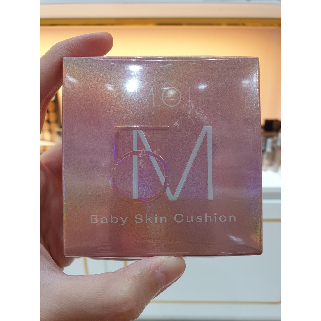 M.O.I - Phấn nước Baby Skin Cushion 5M