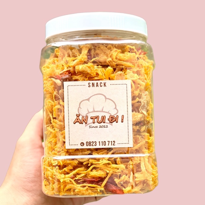 500Gr KHÔ GÀ BƠ TỎI SIÊU NGON LOẠI 1