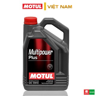 Nhớt xe hơi Motul Multipower Plus 10W40 SP dung tích 4 lít cho động cơ xăng, nhớt bán tổng hợp tiêu chuẩn API SP