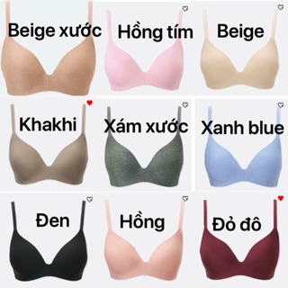 Áo lót uniqlo không gọng - loại cài khuy