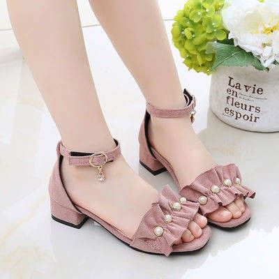 Giày cao gót nữ Sandals phiên bản Hàn Quốc của cái mới tên dán