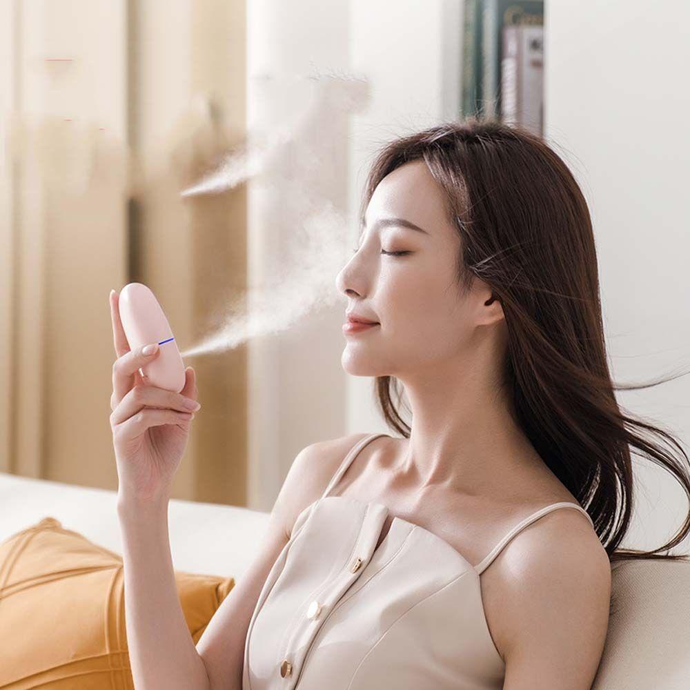Máy Phun Sương Nano Dưỡng Ẩm Chăm Sóc Da Mặt Kèm Gương Trang Điểm