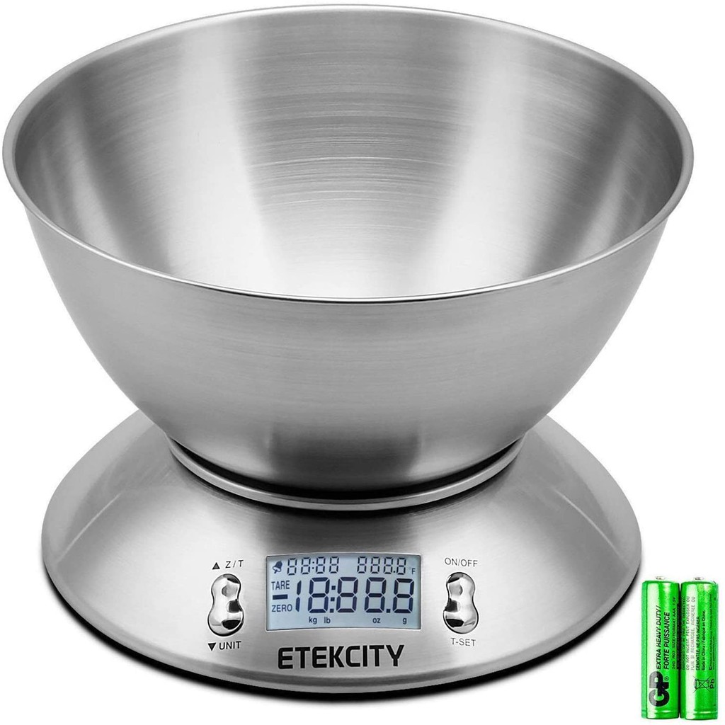 Cân thực phẩm Etekcity cao cấp có kèm bát inox