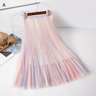 Váy giữa / váy / váy xếp li