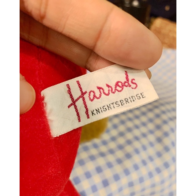 Gấu bông teddy bear vintage hoàng gia anh harrods - thú nhồi bông đồ chơi dễ thương phong cách Âu châu