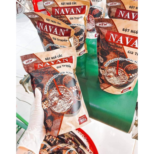 XẢ KHO - DATE MỚI - Ngũ cốc navan đủ loại hạt 800gr lợi sữa, bổ sung chất dinh dưỡng cho gia đình