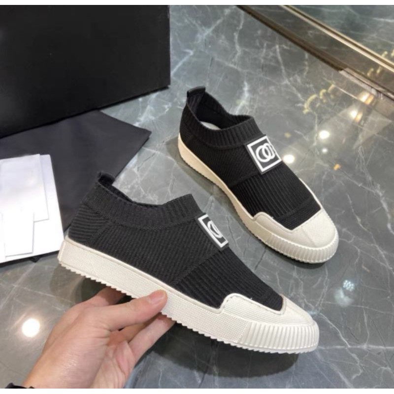 Giày Thể Thao Len Chun Không Dây Mềm Êm Fullbox Hãng Cao Cấp