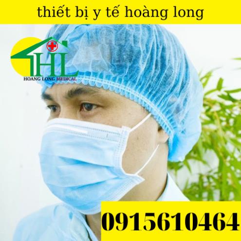 [ Hàng Chính Hãng ] Nón Giấy Y Tế - Nón Con Sâu Bảo Thạch Tiệt Trùng Từng Cái Túi 50 Cái