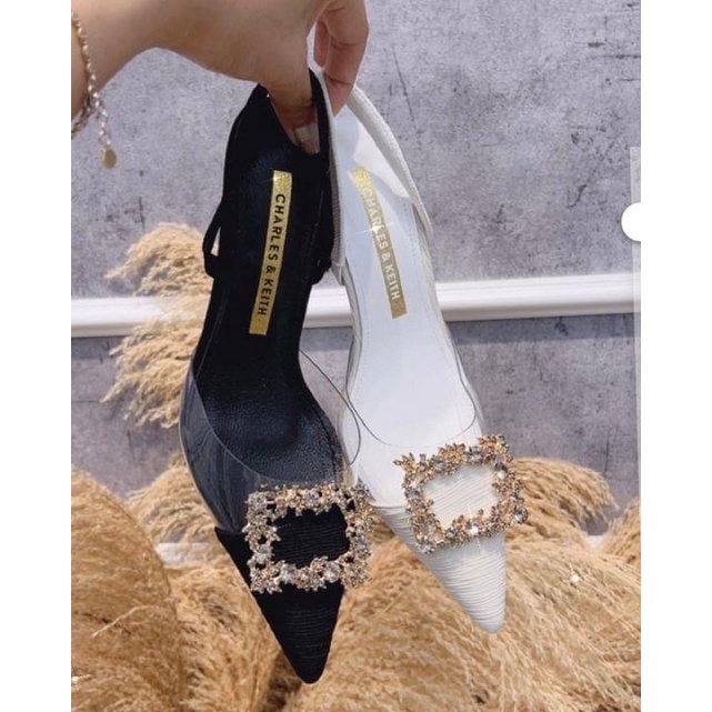 Sandal cao gót thun sau mũi đá siêu xinh D70 và D71