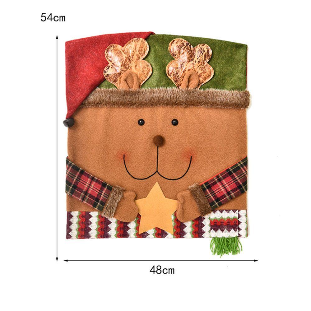 Vỏ Bọc Ghế Họa Tiết Giáng Sinh Trang Trí Nội Thất