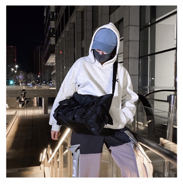 Túi chéo 4 hộp ulzzang unisex siêu chất hiphop