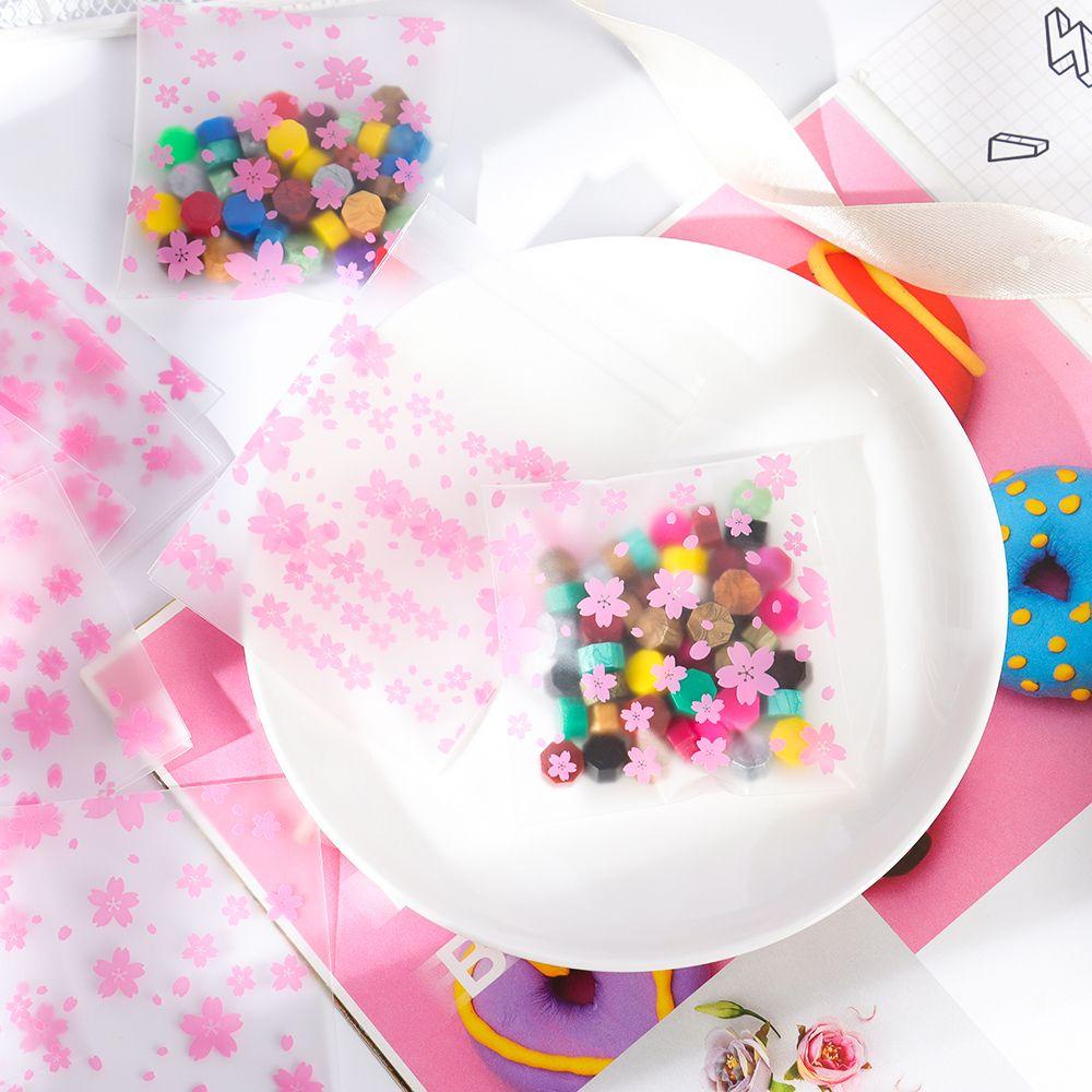 CHOOKEY 100 Túi Nhựa Đựng Quà Giáng Sinh Tự Dính