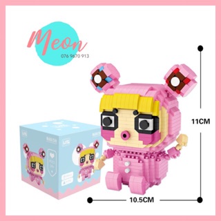 Mini Block | Đồ chơi xếp hình lego | - Cube dolls - 760 miếng( pcs) - Size L