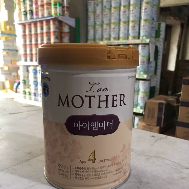 Sữa bột iam mother 4 lon 800g - tặng kèm 2 hộp nhựa ( hàng chính hãng mẫu mới nhất)