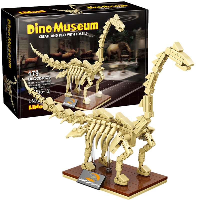 Bộ đồ chơi lắp ráp Lego hình khủng long Tyrannosaurus Rex Mammoth Ankylosaurus Stegosaurus Thunder Dragon Triceratops keel Fossil