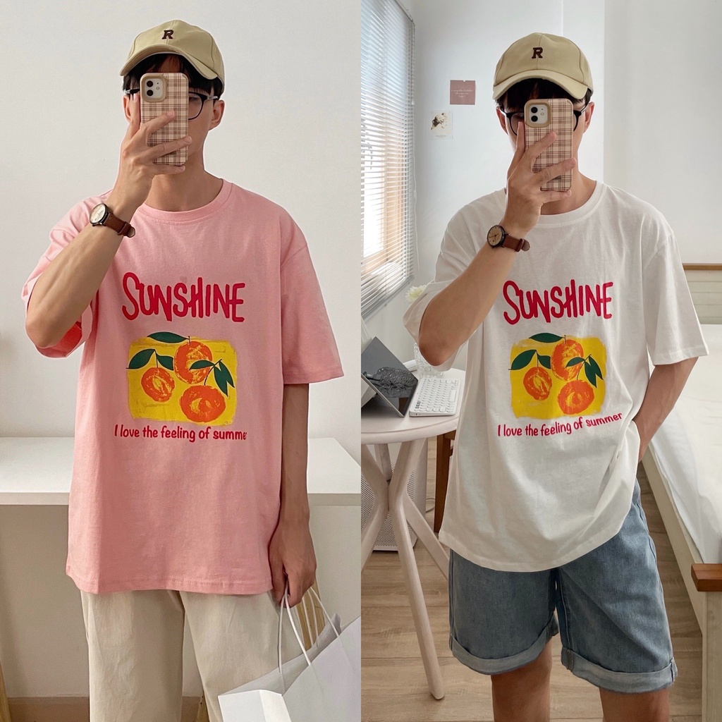 NOBITA HOME - ÁO THUN TAY NGẮN IN CHỮ SUNSHINE