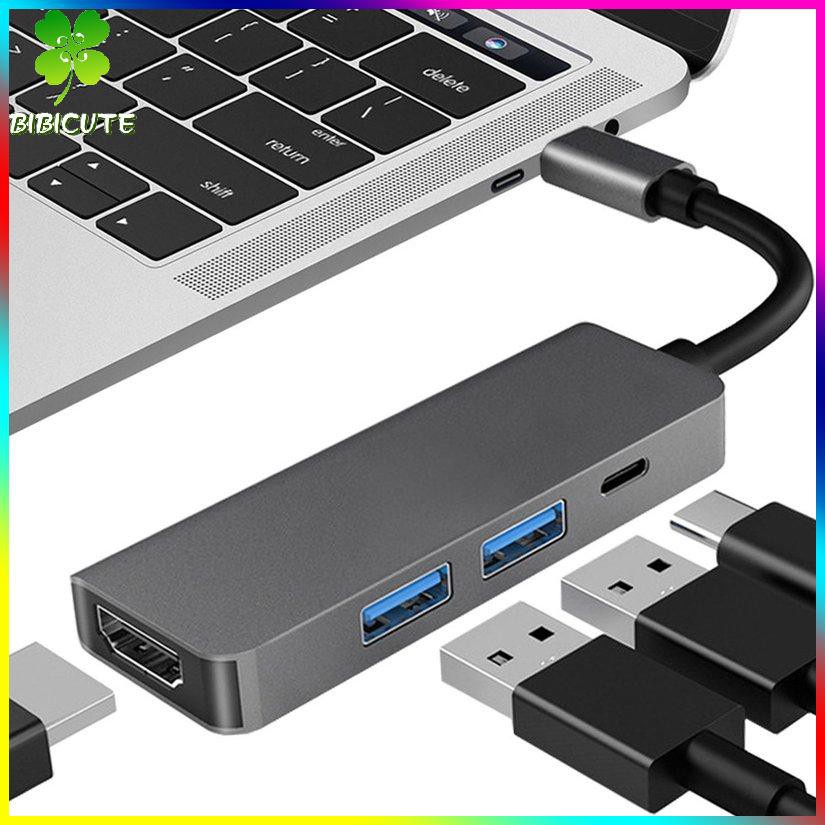 Trạm Sạc 4 Trong 1 Type-C Sang Usb3.0X2 + Pd + Hdmi