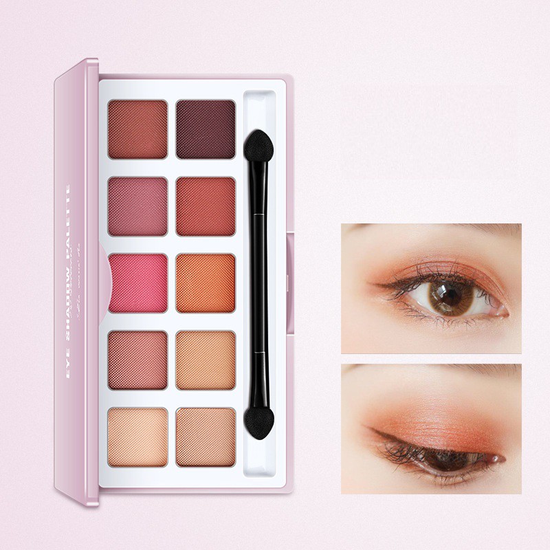 Bảng phấn mắt 10 màu Lameila 5020 Eye Shadow Palette