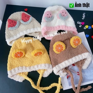 Set 3 món (mũ len, tất, mắt kính) dễ thương cho bé trai, bé gái