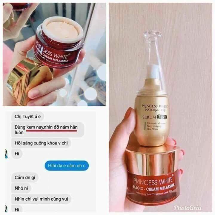 BỘ ĐÔI KẾT HỢP: SERUM 3IN1 & KEM TRỊ NÁM MAGIC “MỜ NÁM TRẮNG DA – CHO NÀNG TRẺ RA” | BigBuy360 - bigbuy360.vn