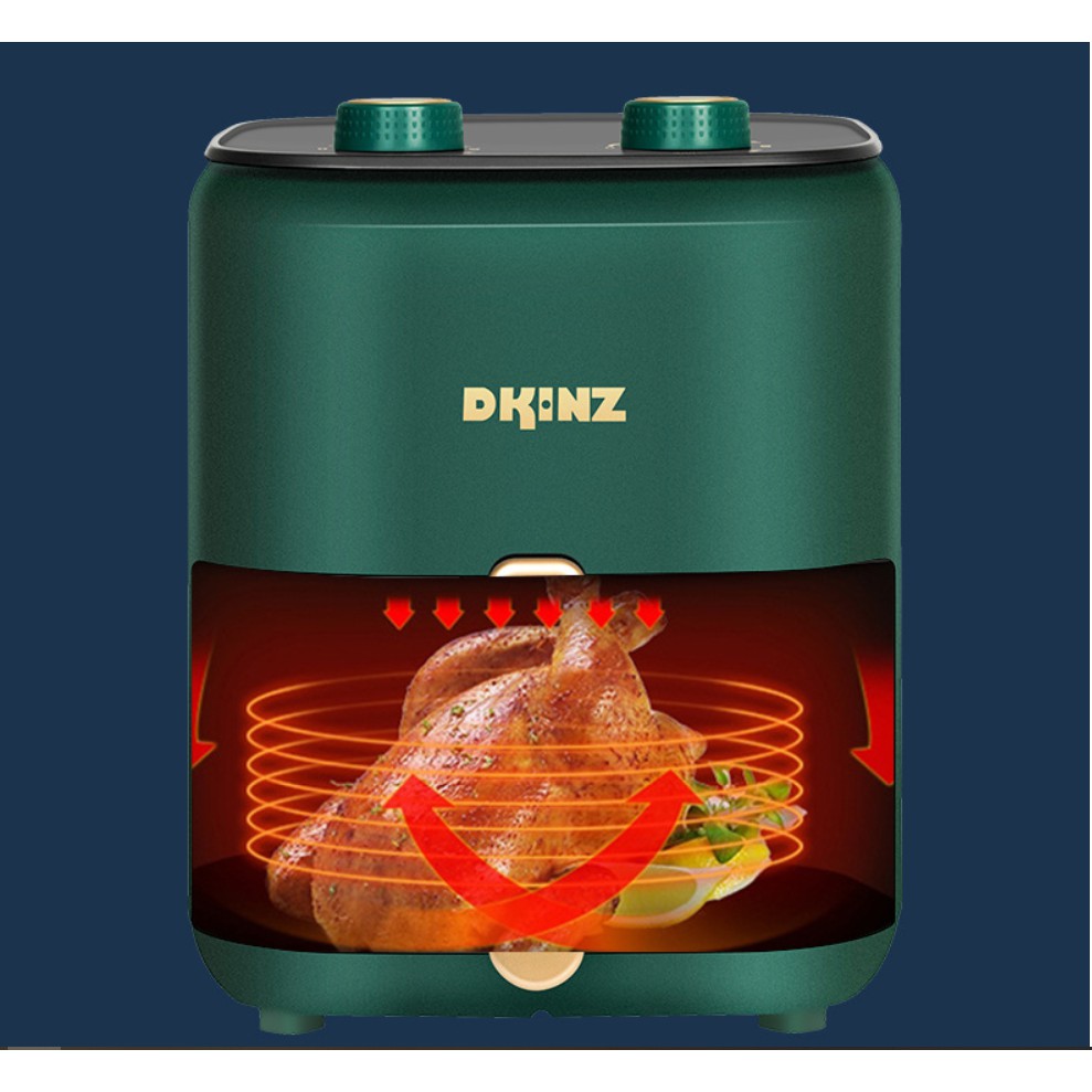 [MUA 1 TẶNG 3] Nồi chiên không dầu điện tử DKINZ BL-1801 chính hãng dung tích 4.5L - Bảo hành 6 tháng