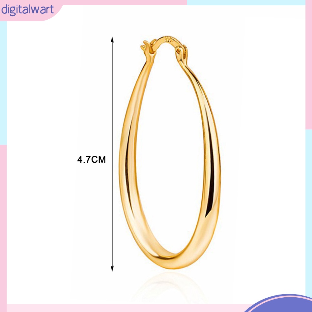 Cặp Bông Tai Khoen Tròn Đơn Giản Cho Nữ