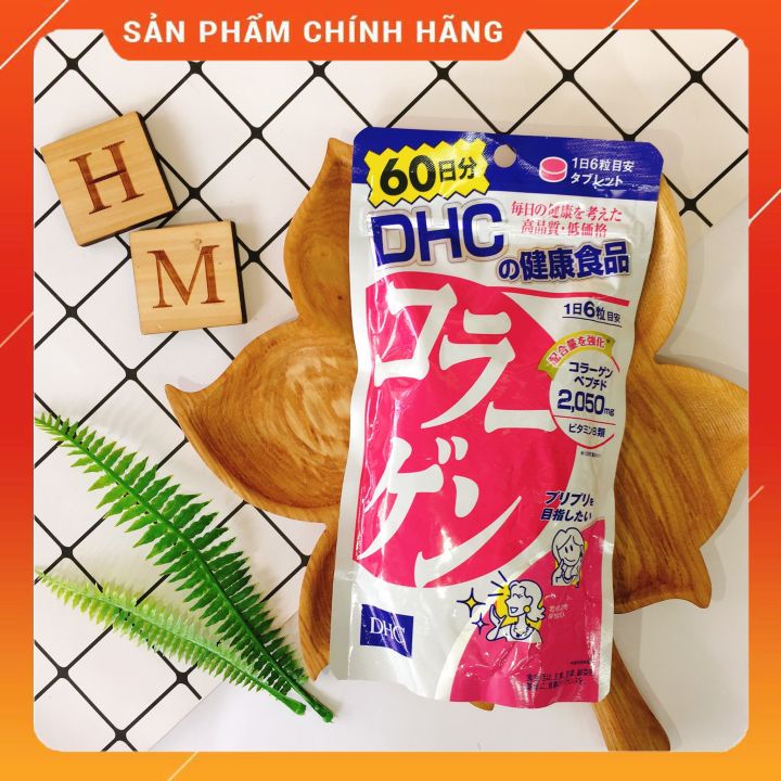 Viên Uống DHC Collagen Nhật Bản 🌟𝐆𝐈𝐀́ 𝐆𝐎̂́𝐂🌟 làm đẹp da, giảm lão hóa da (30 ngày và 90 ngày)